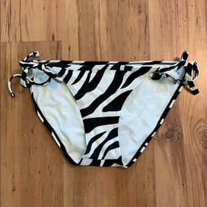 Zebra print bikini bottom